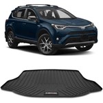 Tapete Porta Malas Bandeja Toyota Rav4 2013 a 2018 Preto em PVC Impermeável 1 Peça Shutt