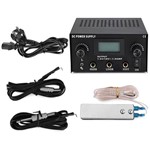 Tattoo Power Supply Digital Lcd Dual Machine Foot Pedal Switch 2 Clip Cords