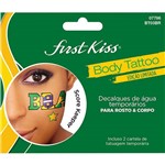 Tatuagem para Rosto e Corpo Temporária First Kiss Score Keeper