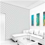 Tecido Adesivo Flok Decoração Casa Prisma Branco 50x300 Cm