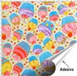 Tecido Adesivo para Patchwork - Cupcake Festa 001 (45x70)