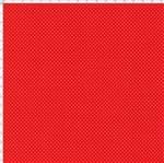 Tecido Estampado para Patchwork - Arte em Cores Poá Coral Fundo Vermelho Carmim (0,50x1,40)