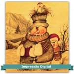 Tecido Estampado para Patchwork Bia Moreira - Snowman Vintage 03 (0,50x1,40)