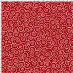 Tecido Estampado para Patchwork - Caracol com Textura Vermelho Cor 01 (0,50x1,40)