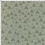 Tecido Estampado para Patchwork - Coleção Andina Composê Textura Lhamas Fundo Cinza (0,50x1,40)