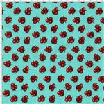 Tecido Estampado para Patchwork - Coleção Cupcake Flores Glacê Turquesa (0,50x1,40)