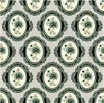 Tecido Estampado para Patchwork - Coleção Delicatesse Verde Camafeu (0,50x1,40)