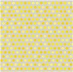 Tecido Estampado para Patchwork - Coleção Gris Poá Médio Amarelo Fundo Cinza (0,50x1,40)