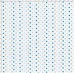 Tecido Estampado para Patchwork - Coleção Irmãos Coruja Multi Poá Azul (0,50x1,40)