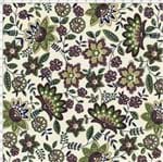Tecido Estampado para Patchwork - Coleção Lancaster Floral Grande Uva (0,50x1,40)