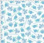 Tecido Estampado para Patchwork - Coleção Pillows Fundo Pillow Princesa Azul (0,50x1,40)