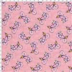 Tecido Estampado para Patchwork - Digital Coleção Bicicletas Mini Bicicletas (0,50x1,40)