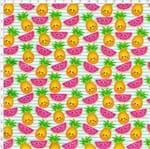 Tecido Estampado para Patchwork - Digital Frutinhas (0,50x1,40)