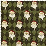 Tecido Estampado para Patchwork - Digital Natal Rostos Noel Grande (0,50x1,40)