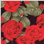 Tecido Estampado para Patchwork - Digital Rosas Vermelhas (0,50x1,40)