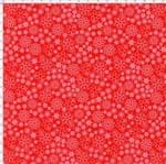 Tecido Estampado para Patchwork - Garden Mini Floral Cor 05 Vermelho (0,50x1,40)