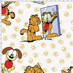 Tecido Estampado para Patchwork - Garfield Expressão (0,50x1,40)