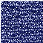Tecido Estampado para Patchwork - Páscoa Azul Cor 120 (0,50x1,40)
