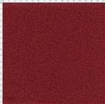 Tecido Estampado para Patchwork - Roda de Cores Micro Geométrico Fundo Vermelho (0,50x1,40)