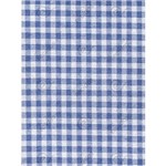 Tecido Jacquard Azul Royal e Branco Xadrez Fio Tinto - 2,80m de Largura