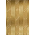 Tecido Jacquard Dourado Ouro Vibrante Listrado Tradicional - 2,80m de Largura