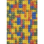 Tecido Jacquard Estampado LEGO (desenho Sentido Largura) - 2,80m de Largura