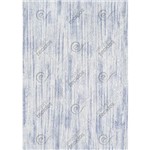 Tecido Jacquard Estampado Liso Branco e Azul - 1,40m de Largura