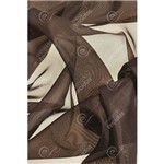 Tecido Voil Marrom Chocolate - 3,00m de Largura