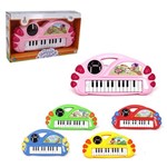 Teclado Piano Musical Infantil Animal 3d Brinca Bebe com Luz a Pilha na Caixa Wellkids