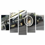 Tela Ayrton Senna F1 Quadro Impresso em Tecido 160x80cm