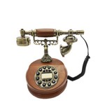 Telefone Antigo Europeu Retro com Fio