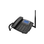 Telefone Celular de Mesa 3g Intelbras Cf6031 com Id e Viva Voz Preto