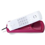 Telefone Interfone Intelbras com Fio Tc 20 Cinza e Rosa