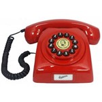 Telefone Retrô - Vermelho - Funciona - Antigo Ericsson