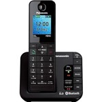 Telefone Sem Fio Digital Panasonic KX-TGH260LBB com Babá Eletrônica