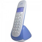 Telefone Sem Fio Moto 700-b C/id.azul/branco Motorola