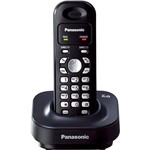 Telefone Sem Fio Panasonic Preto Dect 6.0 - Kx-Tg1371Lbh com Visor Iluminado