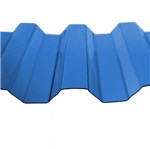 Telha Greca Trapezoidal Azul 0,8mmx1260mmx6000mm
