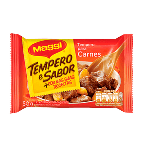 Tempero Maggi Tempero e Sabor Carnes 50g (10x5g)