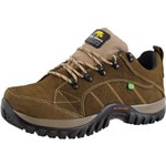 Tênis Adventure para Homens Couro Boot Masculina Bell Boots Oliva