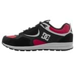Tênis DC Shoes Kalis Lite Light Black Athletic Red White (38)