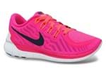 Tenis Nike Running Free 5.0 Rosa Branco