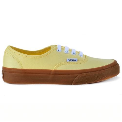 Tênis Vans Authentic Brushed Twill Amarelo/marrom 35br
