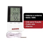 Termohigrômetro Termômetro Termo Higrômetro Temperatura e Umidade Sem Certificado Ht-750 Instrutherm
