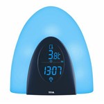 Termômetro Digital Alemão Interno e Externo com Relógio Thermo Light Incoterm