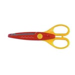 Tesoura Escolar 15cm Craft 155 Tris - Amarelo com Vermelho 02