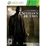 The Testament Of Sherlock Holmes - Xbox 360