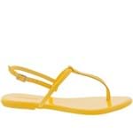 Thong Sandal Penélope Verniz Amarelo