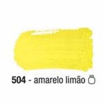 Tinta Acrílica Fosca 37ml Acrilex Amarelo Limão 504