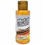 Tinta Acrílica Metal Colors 60ml 598 Dourado Solar Acrilex 902178
